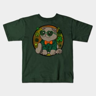 Scottish Fold Cat Kids T-Shirt